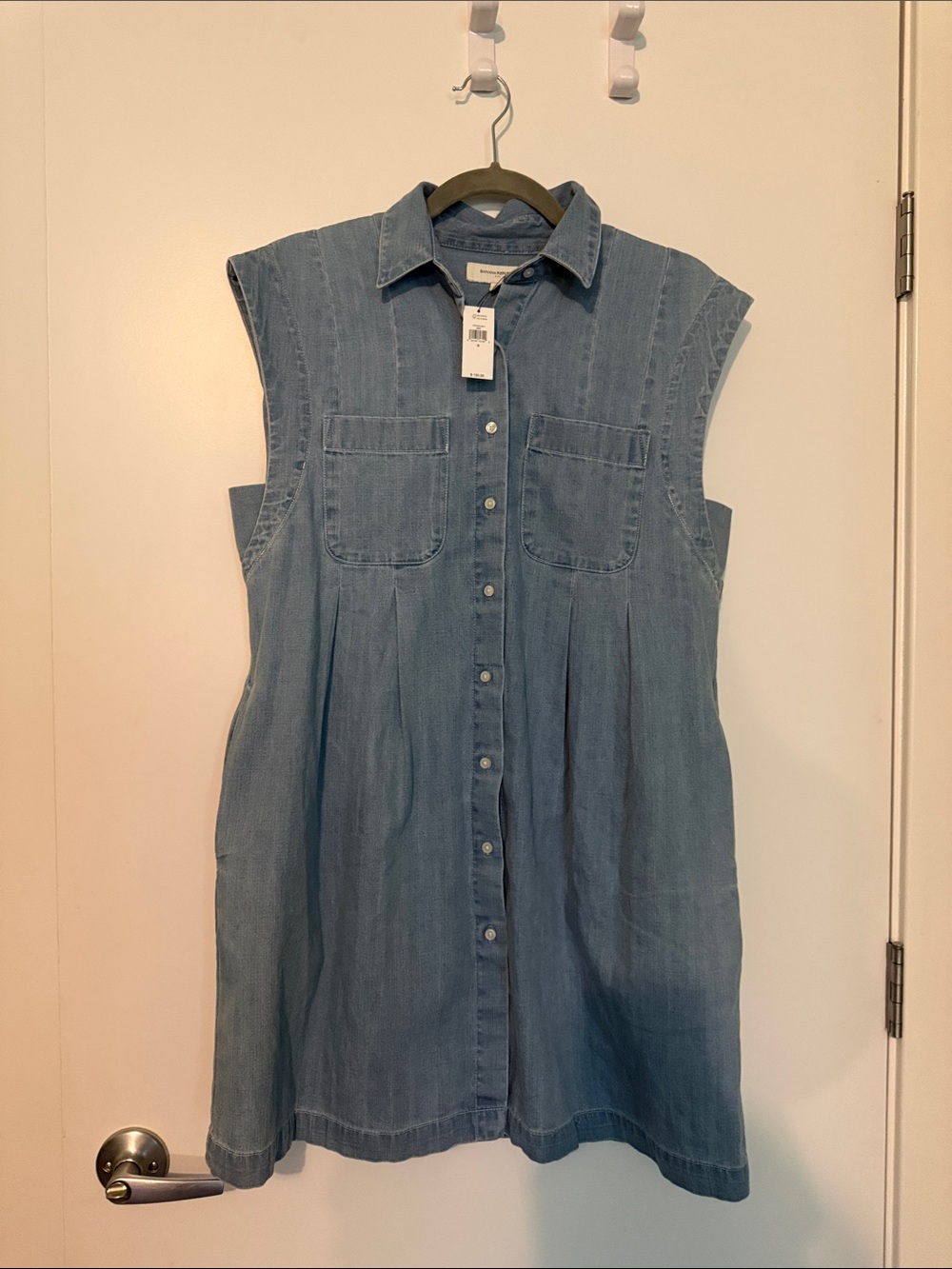 Banana Republic Denim Button-Down Dress